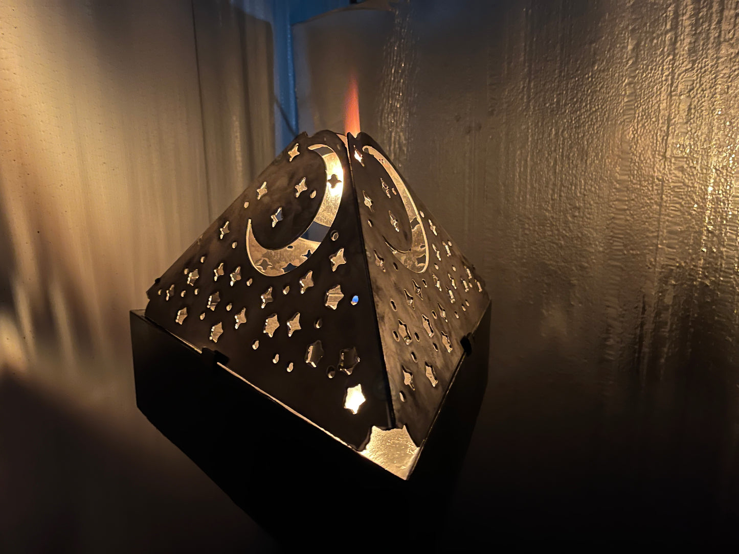 Moon and Stars Tabletop Torch