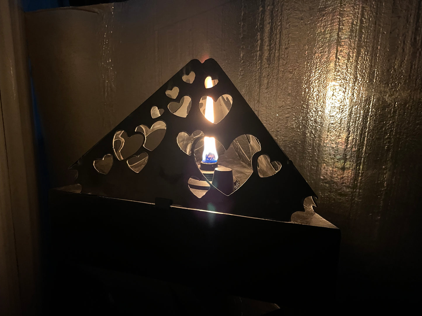 Hearts Tabletop Torch