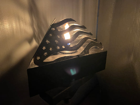 American Flag Tabletop Torch