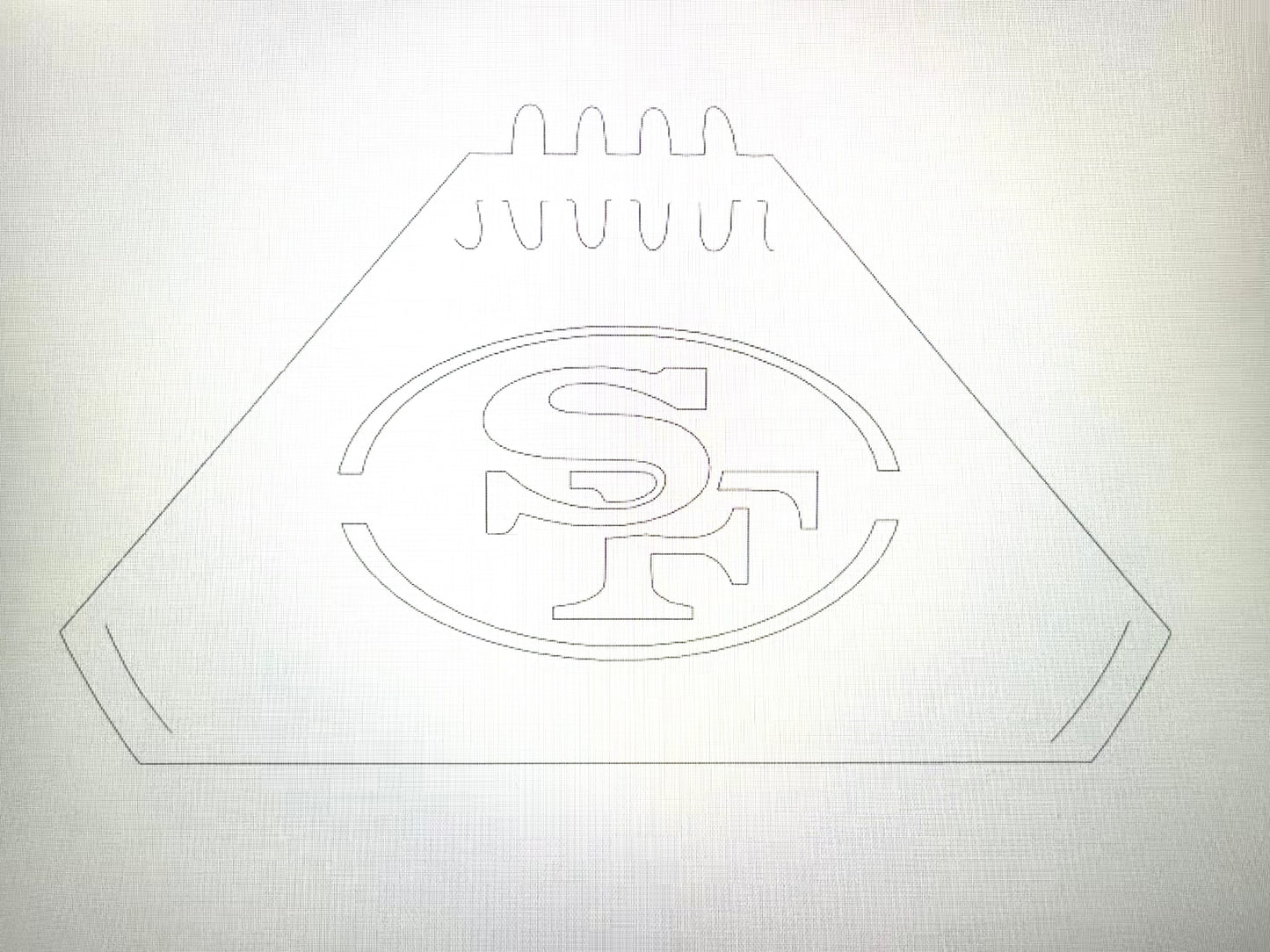 SF 49ers Tabletop Torch