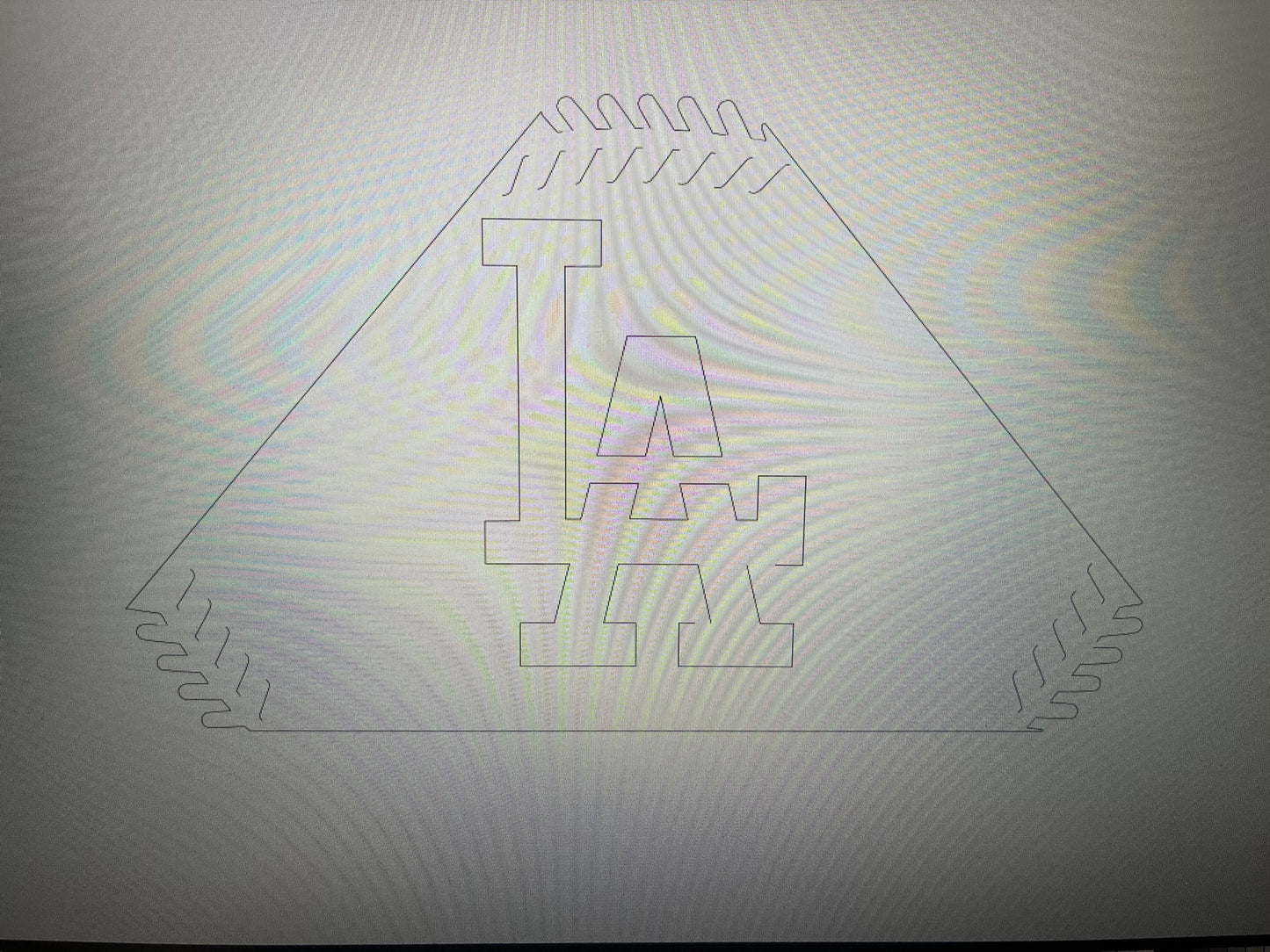 LA Dodgers Tabletop Torch